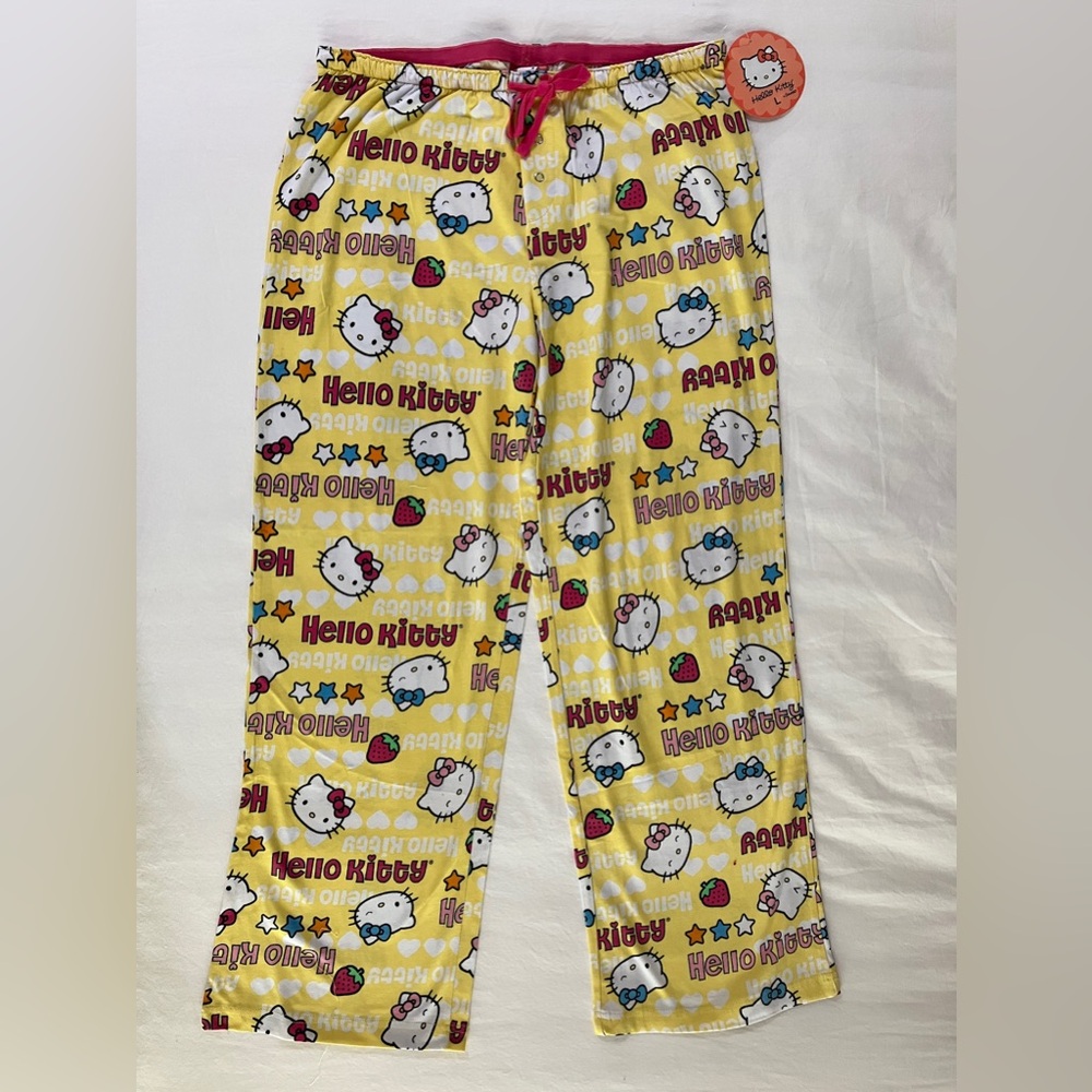 Hello Kitty Pajama Pants NWT Size Large Sanrio